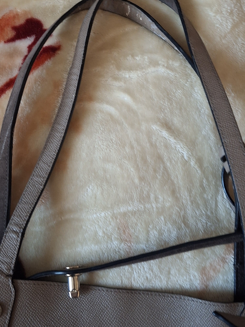 Coach Reversible Large Market Tote Brown Sude / Crossgrain Leather - Picture 4 of 9